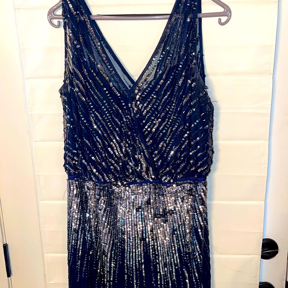 Adrianna Papell Sequin Gown—16W